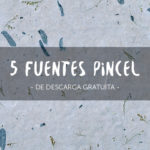 fuentes pincel descargar gratis