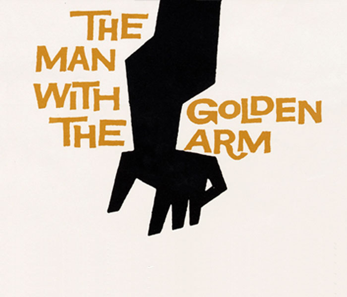 El hombre con el brazo de oro Saul Bass títulos de crédito