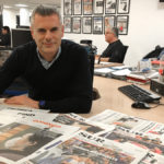 Fran Ruano en la redacción de SUR.